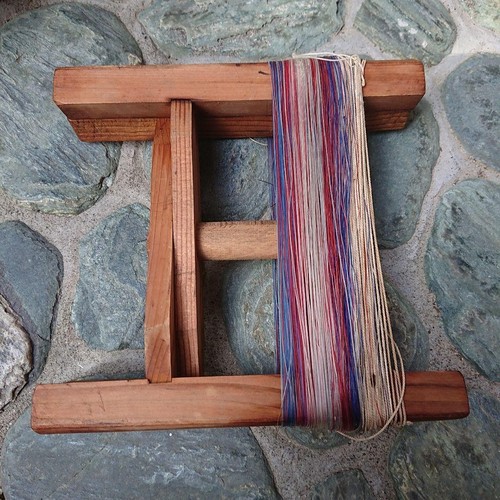 Vintage Japanese Wooden Silk Winder Spinning Wheel with Handle Showa Era Tool JP - Picture 5 of 15