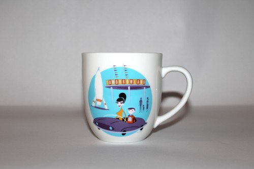 Disneyland 50th Anniversary Collectable 5 Mug Set by SHAG - Picture 6 of 19