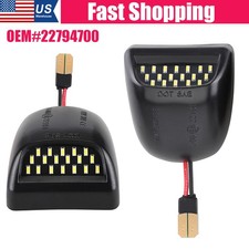 2x White Led License Plate Light Lamp For Chevy Avalanche Traverse Accessories 2x White Led License Plate Light Lamp For Chevy Avalanche Traverse Accessories