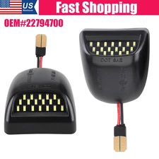 2x White LED License Plate Light Lamp For Chevy Avalanche & Traverse Accessories