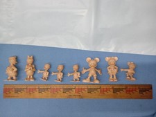 1950s Marx Disney TV Playhouse Tan Figures Mickey Minnie Donald Daisy children