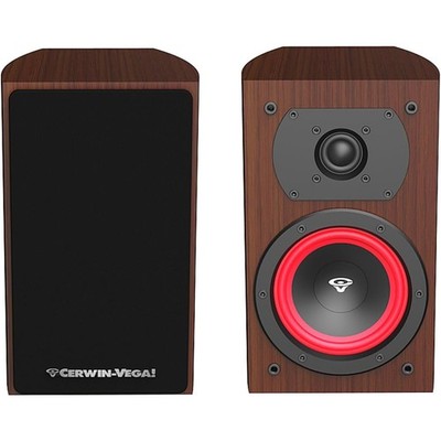 Cerwin Vega!LA Series 6.5  2-Way Bookshelf Speakers (Pair) - LA165E(Expresso)