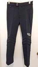 Spyder Japan Vtg 1980's RACING Padded Ski Pants Black Entrant Stretch Men's 32R