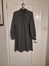 Image of Black Polka Dot Dress