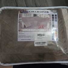 Waterproof Couch Cover for Reclining Couch 5 Seat Recliner Sofa Covers brown