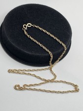 3.1 Grams 14K Yellow Gold 15” Chain Necklace Estate Wear NOT Scrap #3