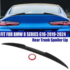 schwarz glänzend Heckspoiler Lippe Spoiler Highkick für BMW 8er G16 2019-2024