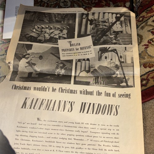 Vintage Newspaper Pittsburgh Post-Gazette Extra Dec 8 1941 Japan Declares War Z - Picture 6 of 6