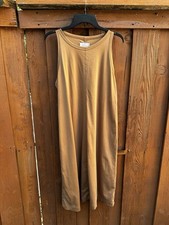 Ever lane Sleeveless Midi Dress Brown Size XL Cotton