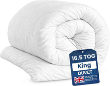 King Duvet 16.5 Tog | Extra Warm & Cosy Winter Duvets for Cold Nights Duvet | Ma