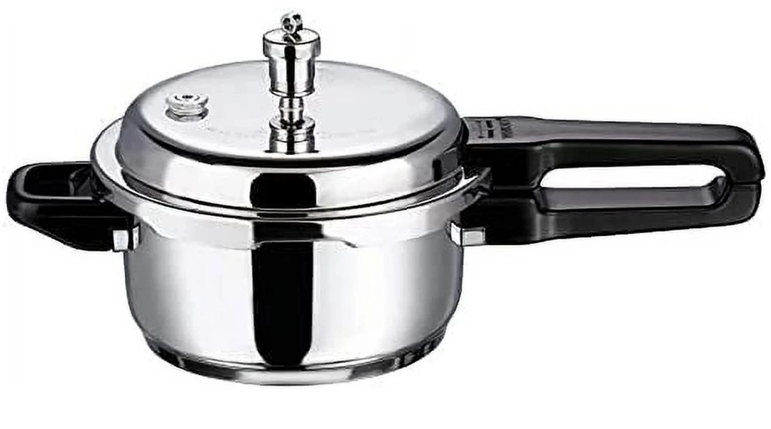 Vinod Pressure Cooker 1.5 Liter 18/8 Stainless Steel With Induction Base