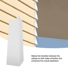 8PCS Aluminum Siding Corners 8 Inch Outside Siding Corner Trim With Screws For