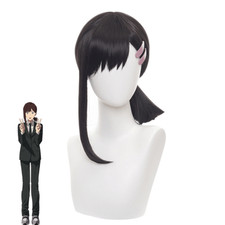 Parrucca Cosplay Chainsaw Man – Kobeni – Nero 45 cm
