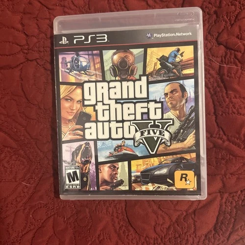 Grand Theft Auto V Five 5 GTA Playstation 3 PS3 - Complete Tested