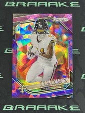 Alvin Kamara Purple Ice Prizm 147/225 #190 2025 Panini Prizm