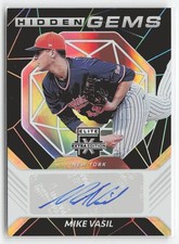 2021 Panini Elite Extra Edition Baseball Mike Vasil Hidden Gems Auto RC HG-MV