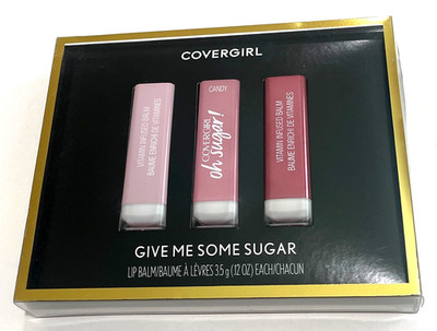 Covergirl Give Me Some Sugar 3pcs Gift Set Oh Sugar! Vitamin Infused Balm NIB