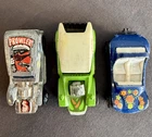 Lot of  3 Vintage 1969 Hot Wheels Cars - Prowler, Ice T, Dune Daddy Redlines