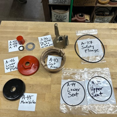 MUELLER FIRE HYDRANT PARTS 4-1/2  Main Valve Opening MVO For A-421 Centurion
