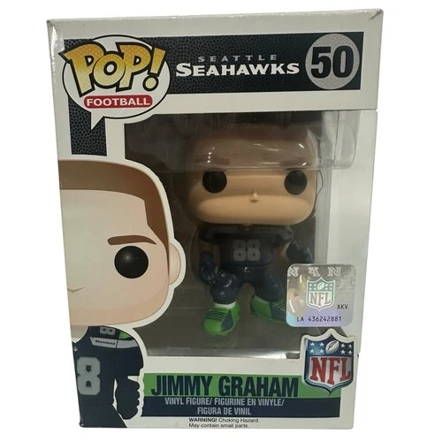 Funko Pop! Football #50: Seattle Seahawks ~ Jimmy Graham ~ NFL 2016 ~ Vaulted