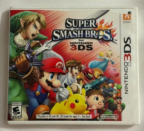 Super Smash Bros for Nintendo 3DS (3DS) w/manual Tested & Working