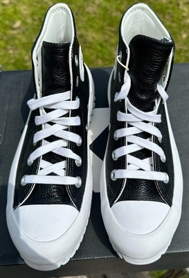 Converse Chuck Taylor All Star Lugged 2.0 Hi Leather Black White A03704C