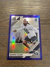 2019 Donruss Optic #117 Dakota Allen Purple #/50
