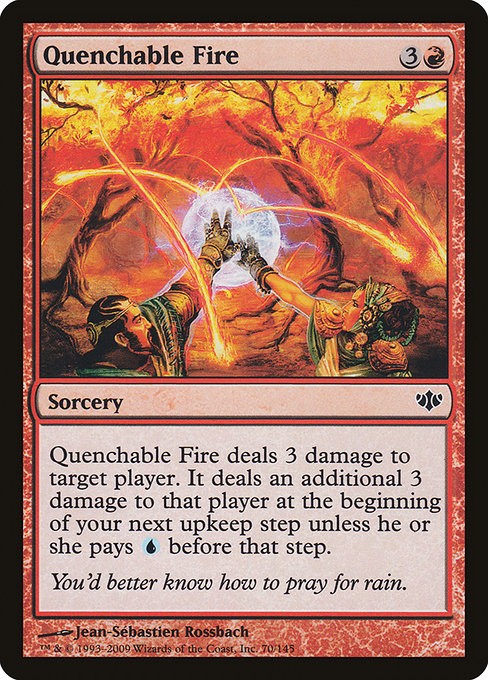 Quenchable Fire Foil Conflux 70 NM MTG