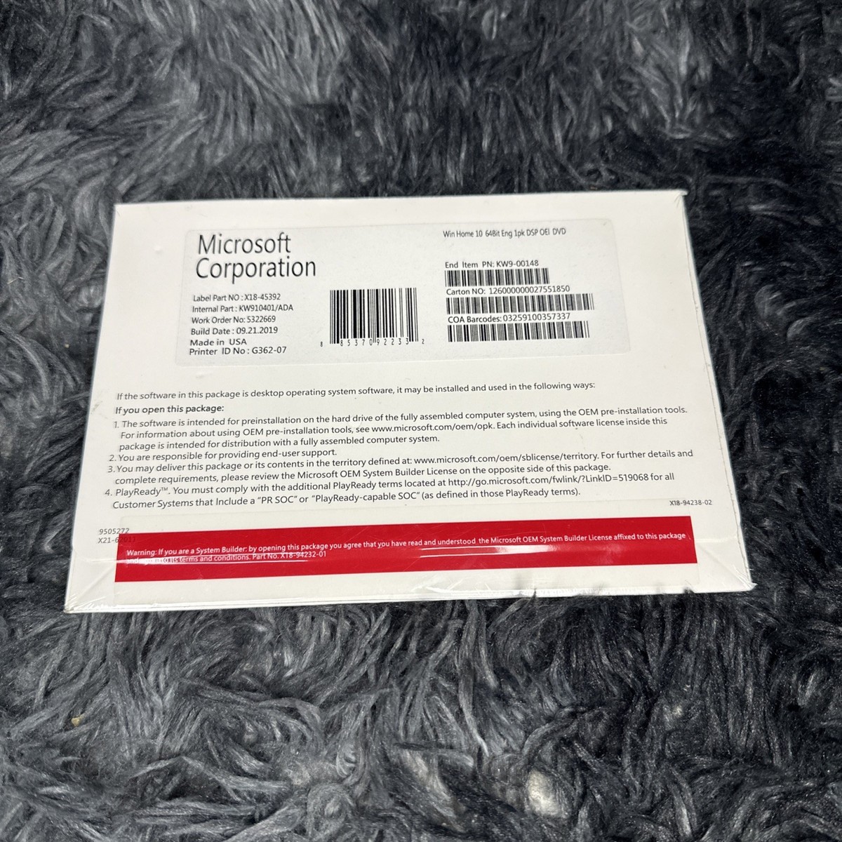 Microsoft Windows 10 Home 64bit Software for sale online | eBay