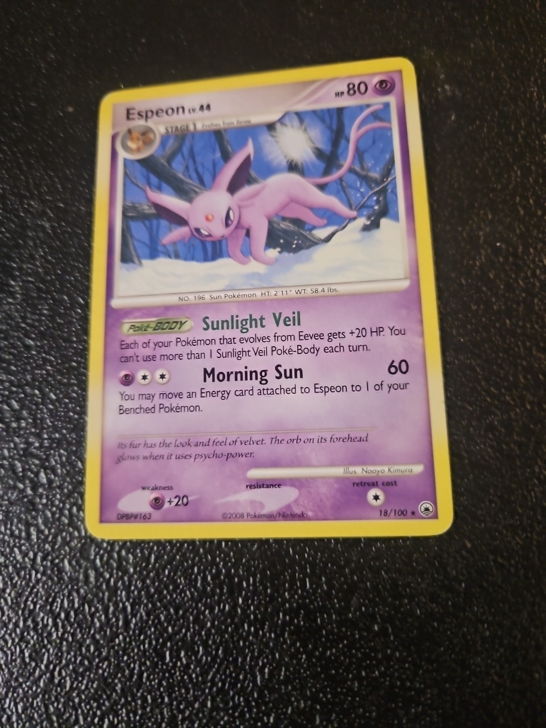 Espeon Rare Majestic Dawn 18/100 LP