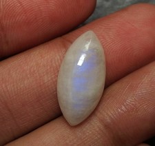 11.12 Ct Natural Azul Fuego Marquise Cabujón Arco Iris Piedra Lunar Piedra...