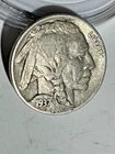 1937 Buffalo Nickel 5C Circulated - Fine Condition - Book Filler