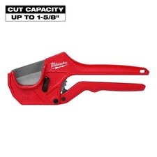 Milwaukee 48-22-4220 1-5/8 in Ratcheting PVC Pipe Cutter Stainless Blade