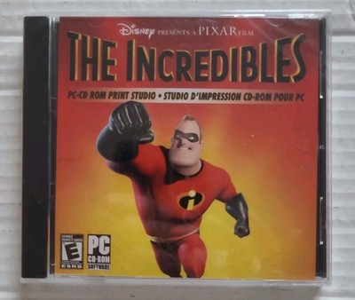 Disney Pixar The Incredibles PC-CD Rom Print Studios 1998