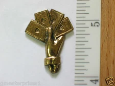 Poker 4 Aces Card Player Pin , (Goldtone)