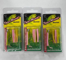 TROUT MAGNET X MUSTAD ' LIMEADE ' 7 BAITS - 2 HOOKS ' LOT OF 3 PACKS '