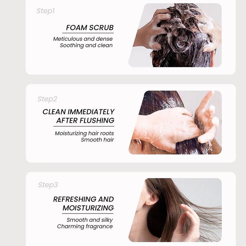 Rice Water Protein Shampoo Bar Soap Moisturizing Anti Hair Loss Hair