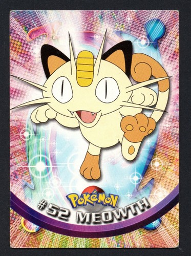 MEOWTH #52 CROMO / CARD COLECCION POKEMON TRADING CARDS 1999-2000 TOPPS - Picture 1 of 2