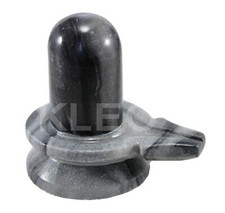 Marble Grey Stone Shiva Lingam Shiv Ling Idol Murti for Daily Pooja Purpose