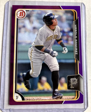 2015 Bowman #BP35- HAROLD RAMIREZ Purple Parallel SP Rookie RC #'d/250