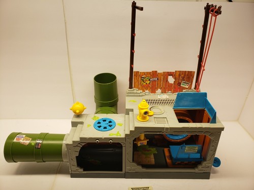Vintage TMNT 1989 Sewer Lair 100% Complete Playset From Platmate W ...