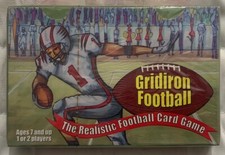 Gridiron Football The Realistic Football Card Game Ages7+ For 1-2 Players Sealed
