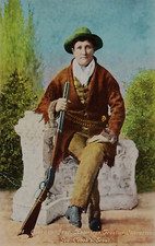 Wild West: Calamity Jane, Scout Militare, in Abbigliamento Uomo con Fucile Pistola.