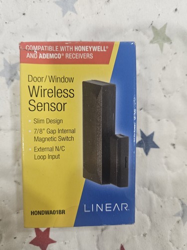 Sensore Porta/Finestra Linear HONDWA01BR Per Honeywell - 345 MHz - Marrone