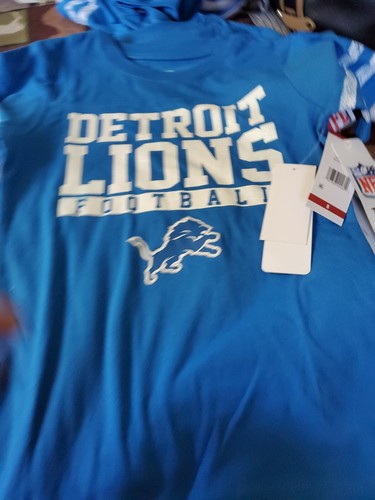 UNISEX KIDS SIZE 8 DETROIT LIONS T SHIRTS - Picture 7 of 10