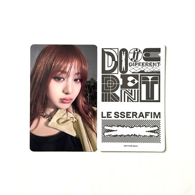 LE SSERAFIM] DIFFERENT / Lucky Draw Weverse Universal Photocard PC