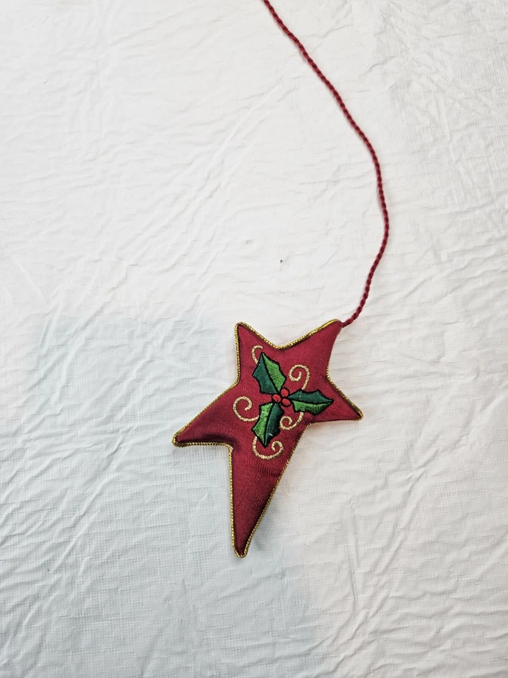 Vtg Christmas Velvet Mitten Snowman Advent Calendar 15x28.5" Wall Hanger Red - Image 2 of 4