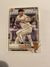 2021 BOWMAN DRAFT CARD Mason Black BD-129 San Francisco Giants Baseball Card