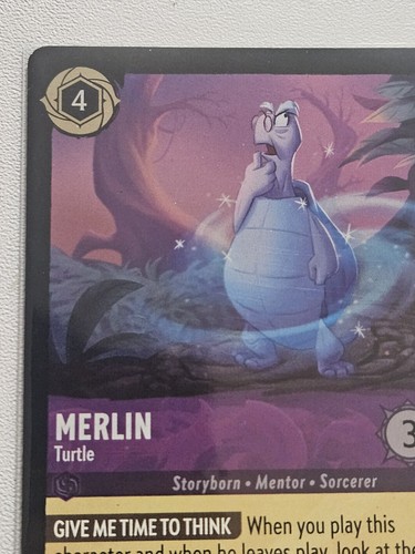 Merlin - Turtle - 38/204 - Cold Foil - Disney Lorcana - Shimmering Skies - Picture 3 of 11