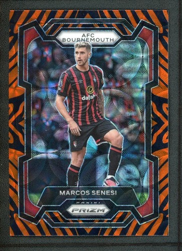 2023-24 MARCOS SENESI PANINI PRIZM PREMIER LEAGUE CHOICE TIGER STRIPE - Picture 1 of 2